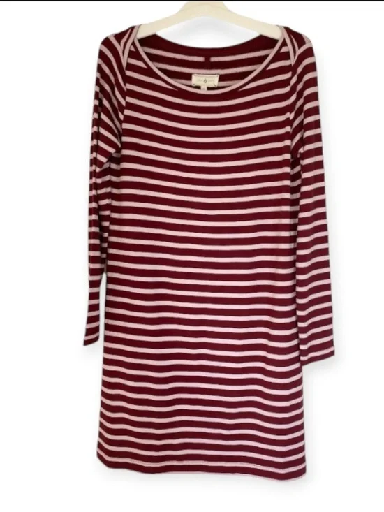 Lou & Grey Striped Signature Soft Sweater Dress - Picture 1 of 12